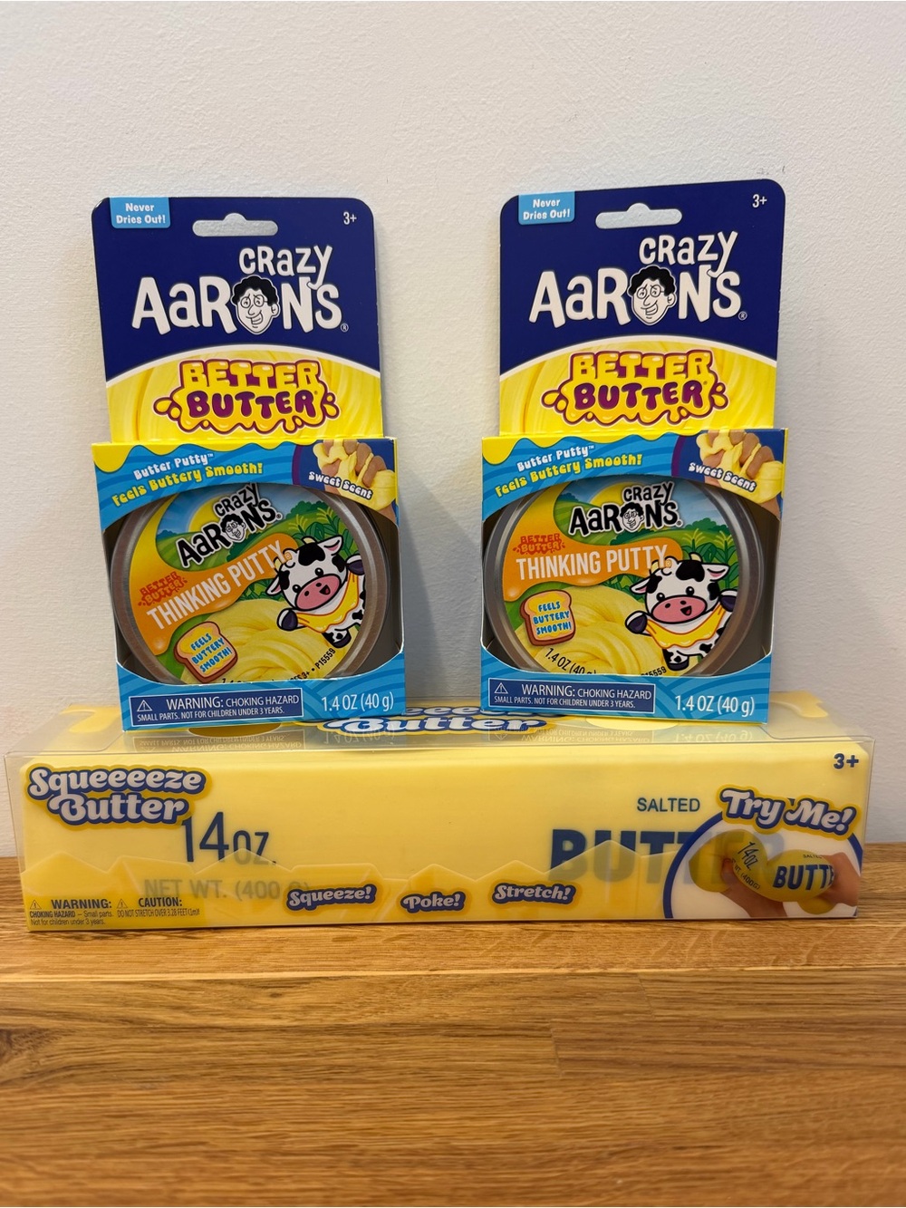 Bundle - Crazy Aaron’s Better Butter and Sunny Days Jumbo Butter Squishy Sensory
